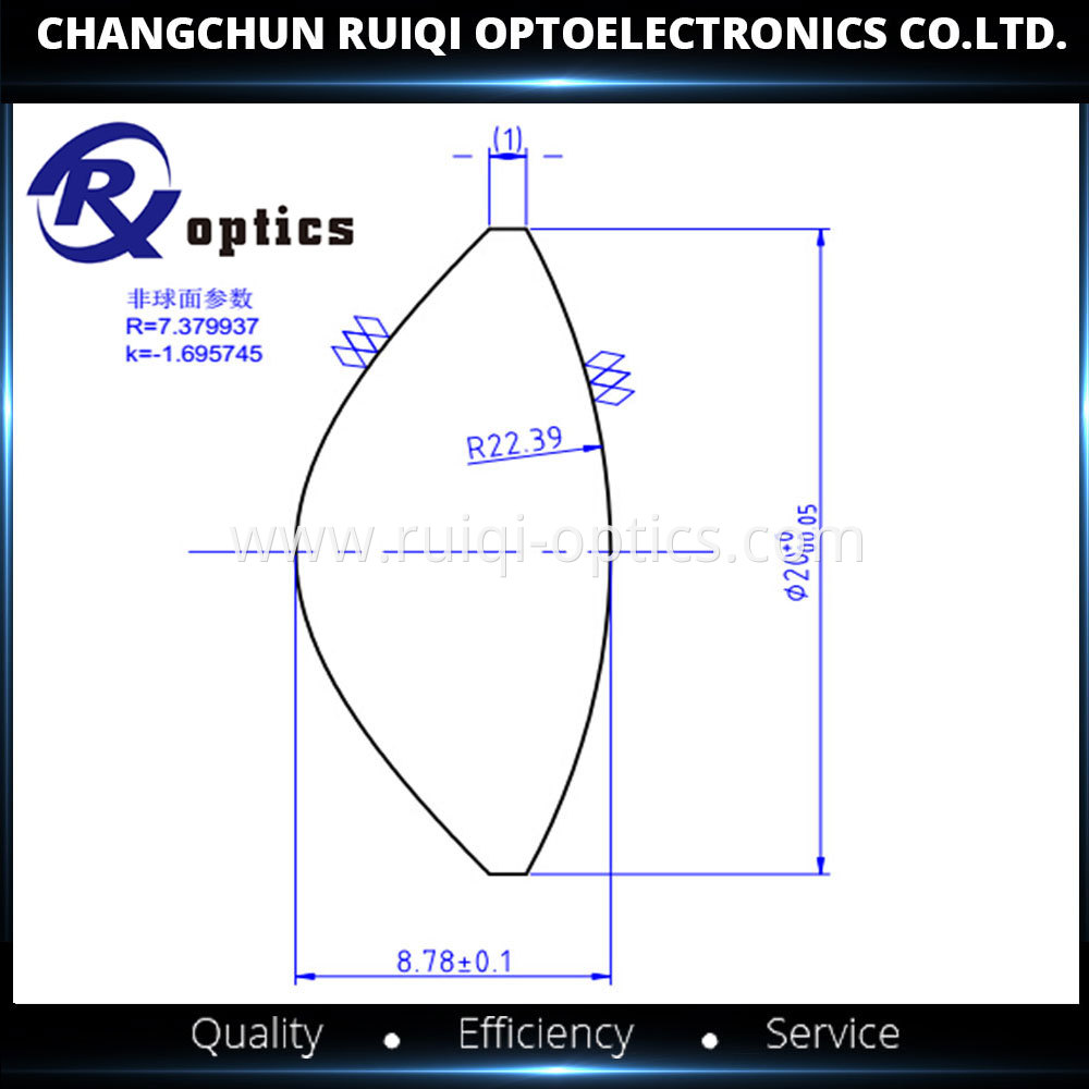 aspheric glass lens